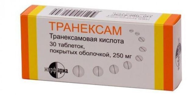 хемостатични лекарства за маточни кървене tranexam