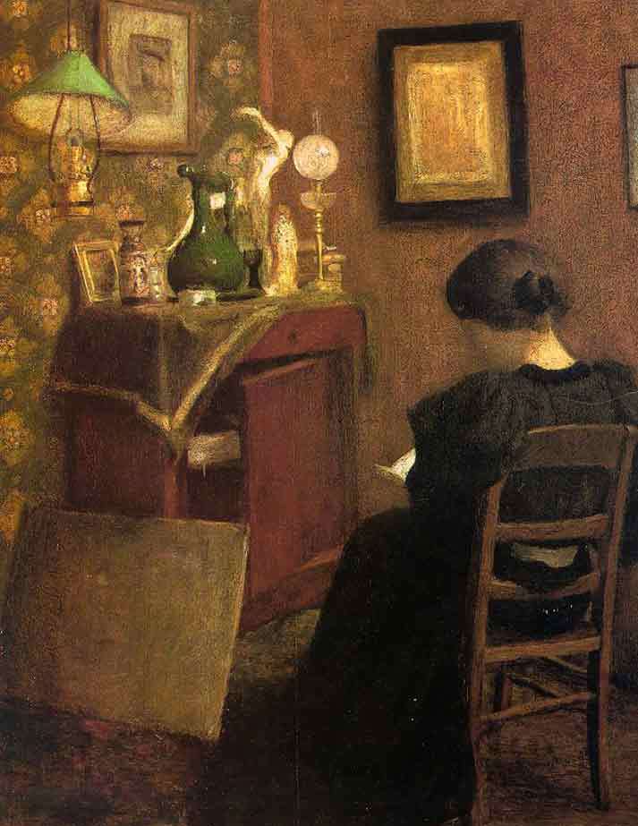 "Kobieta czytająca" 1894