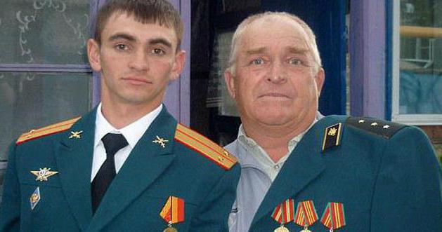 Foto di eroi russi dei loro exploit