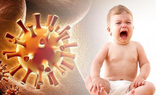 trattamento dell'herpes di tipo 6 nei bambini