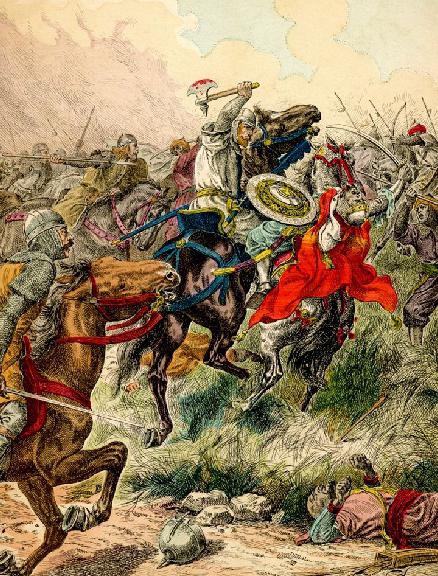 Битката при Поатие 732