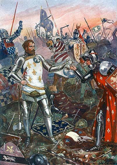 столетна война на битката на poitiers