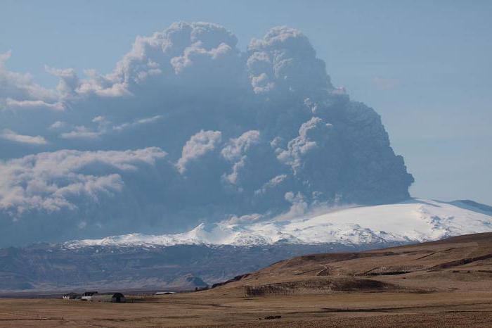 Islandzki wulkan Eyyafyatlayokudl