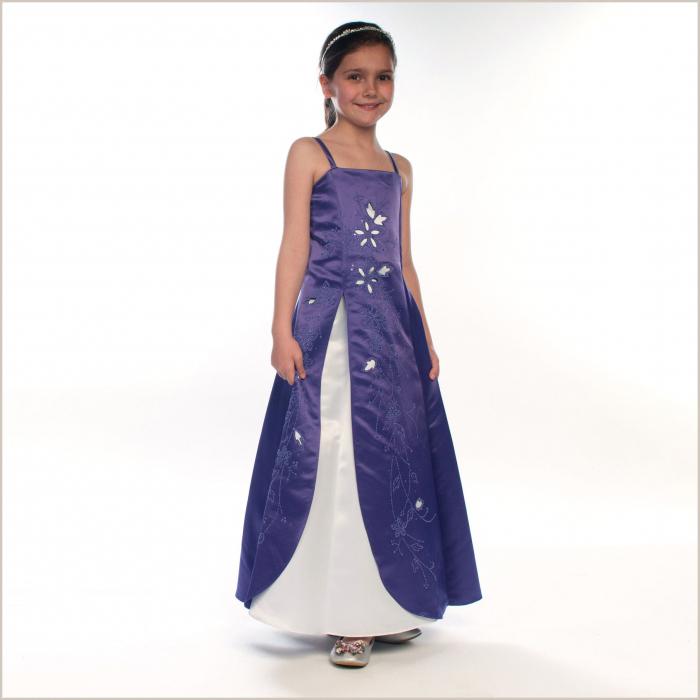 празнична рокля за момиче на 10 години