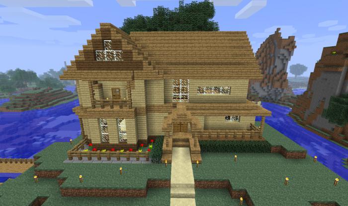 lepe hiše v minecraft