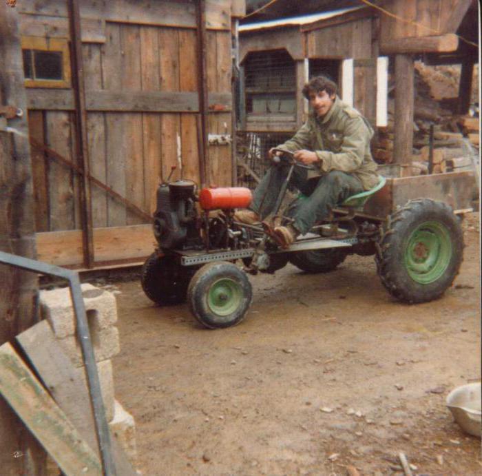 domowy traktor na kółkach