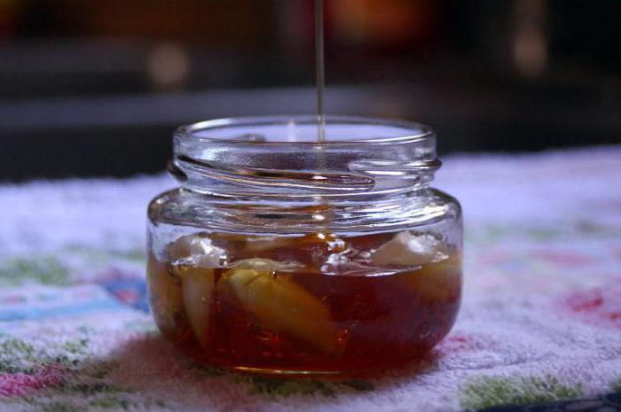 jablečný jablečný ocetový med a česneková instrukce