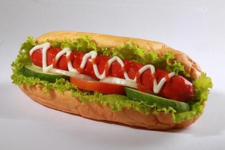 panino con hot dog