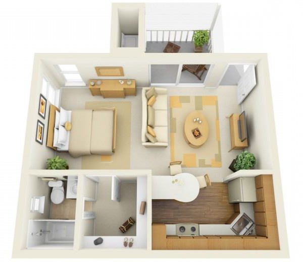 casa 6 per 6 layout