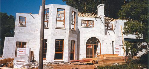 končna obdelava hiše iz gaziranega betona