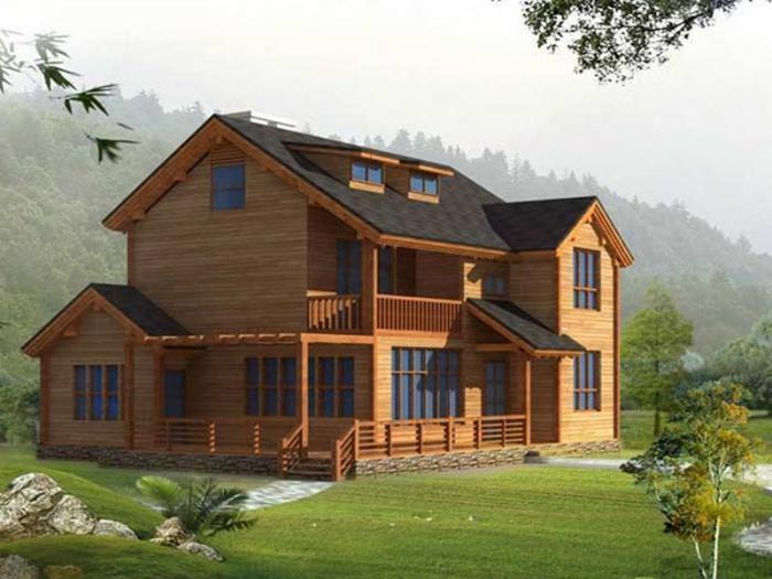 къщи от профилирани собственици на дървен материал