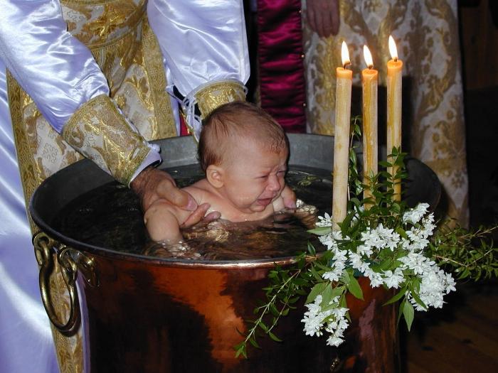 come i bambini battezzati