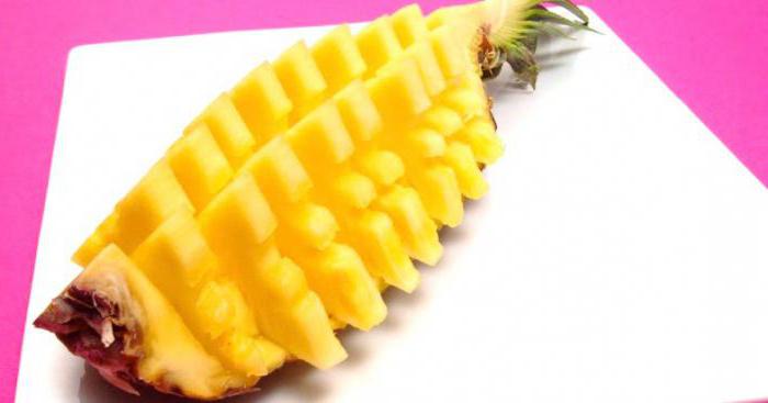 affettatura ananas