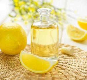 olio di limone per il viso
