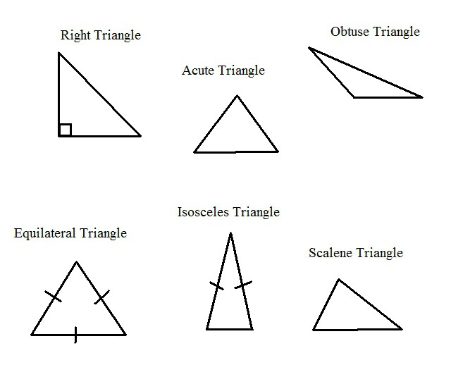 vrste trikotnikov