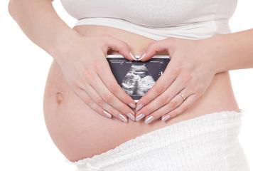 ukazují ultrazvukové těhotenství