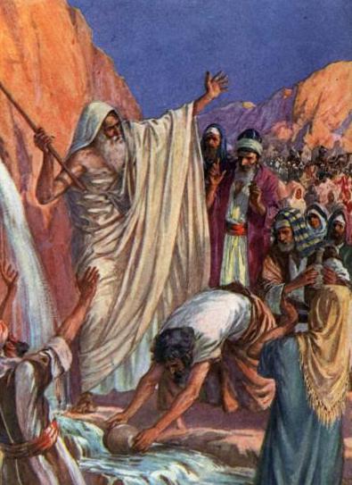 Mojžíš na hoře Sinaj
