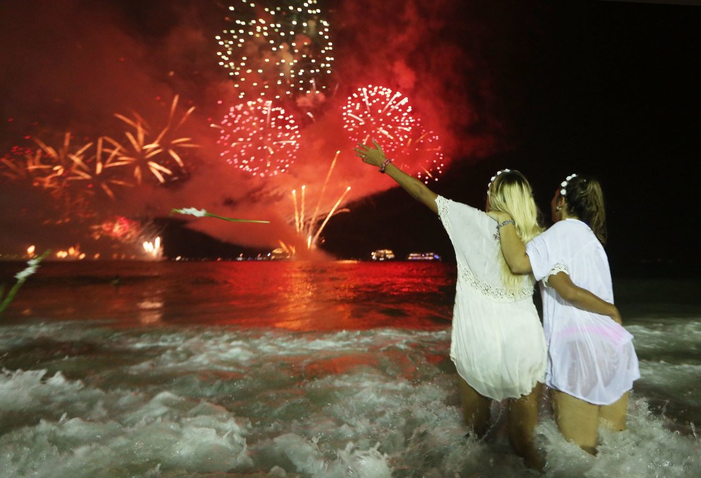 Come si festeggia il nuovo anno in Brasile foto