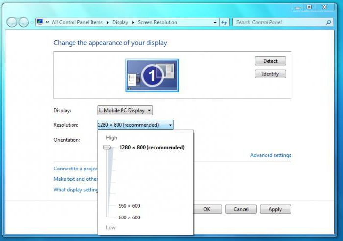 Kako prilagoditi ločljivost zaslona na Windows 7 po ponovni namestitvi