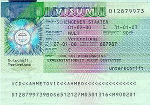 Schengenski vizum sam