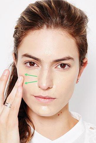 как да поставите основата върху лицето си с пръсти