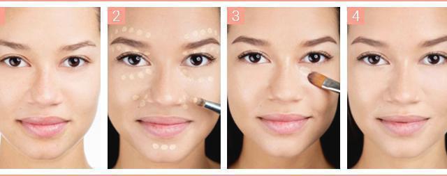 как да нанесете основата на лицето с четка