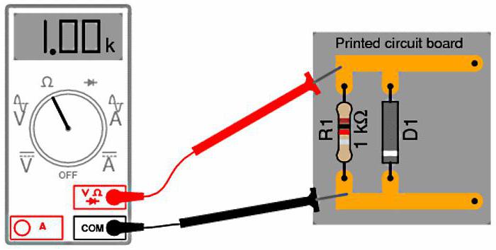 Как да проверите резистор с мултицет без запояване