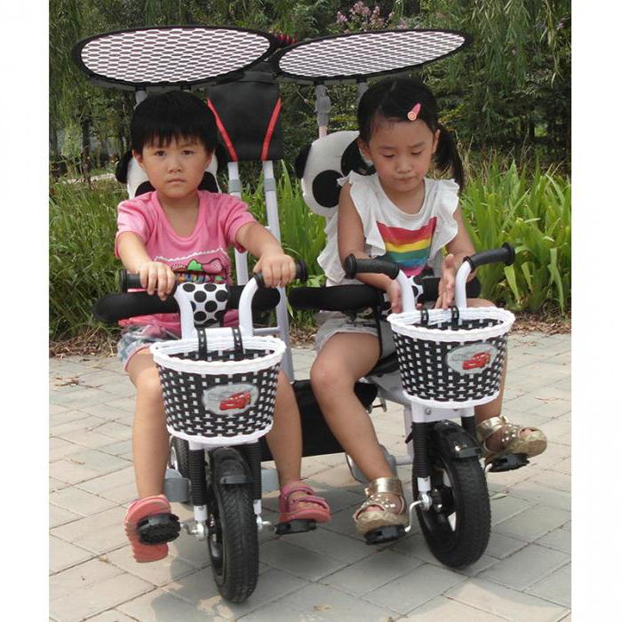 dětské kolo pro dvojčata