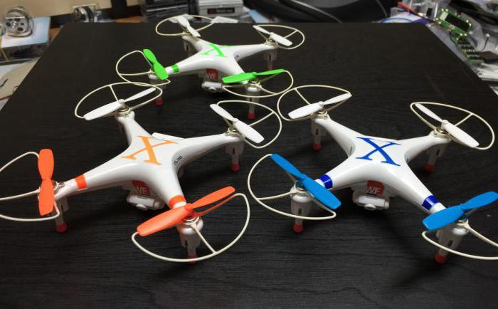 radio-controlled mini quadrocopter