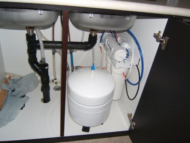 vodni filter pod umivalnikom, ki ga izberete