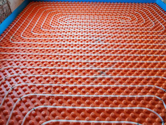 tappetini per pavimenti ad acqua calda con capi