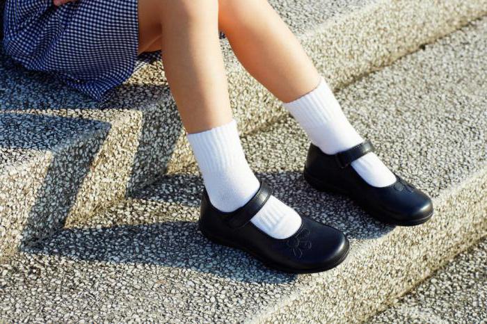 снимка момичета училищни обувки