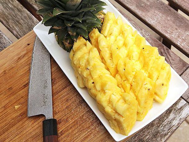 jak wyczyścić ananas