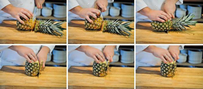 jak obrać ananasa w domu