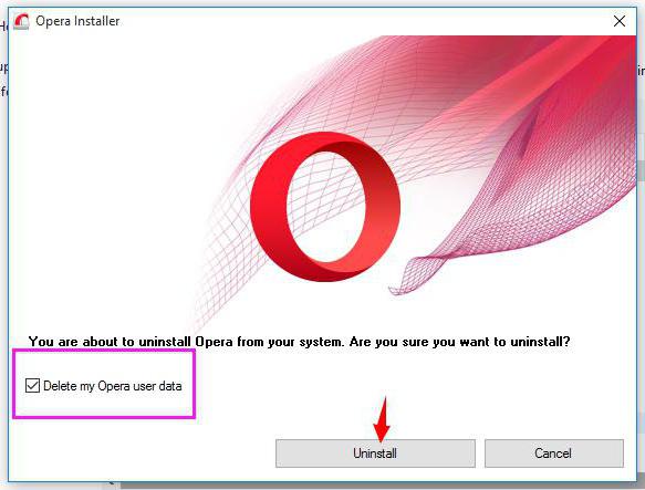 jak całkowicie usunąć operę z komputera