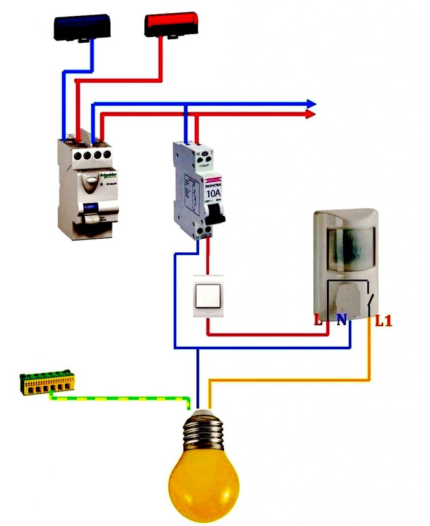 Come collegare un sensore di movimento a una lampadina
