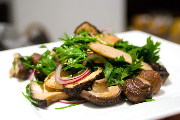 ricetta di insalata di champignon