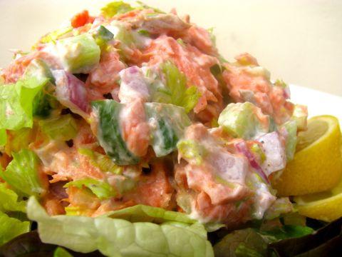 insalata con salmone