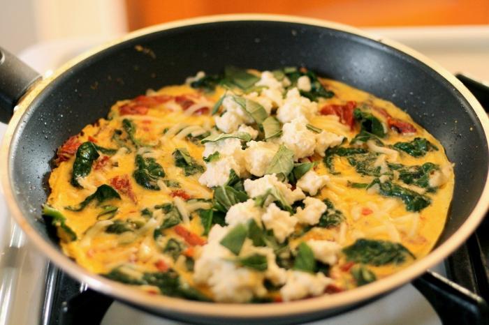lahodné vařené omelety