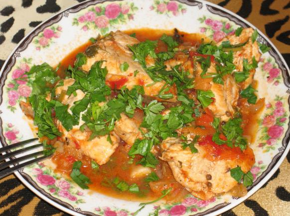 kako kuhati okusno chakhokhbili