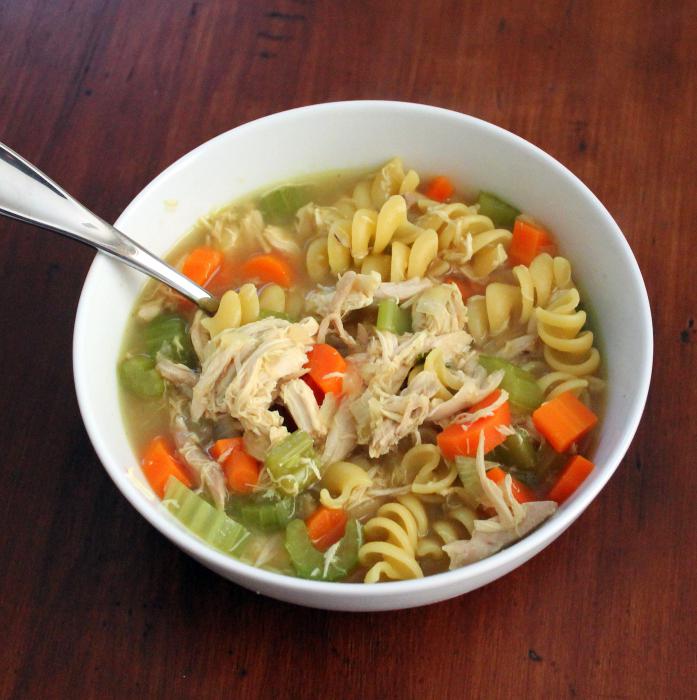 как да се готви пилешка супа с фиде