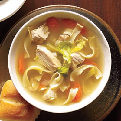 как да се готви супа от пилешко фиде