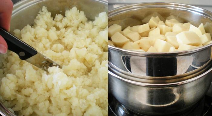 Krompir v dvojnem kotlu