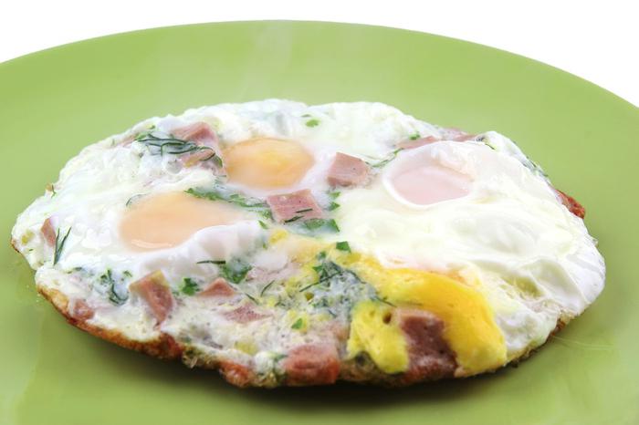 umešana jajca za zajtrk