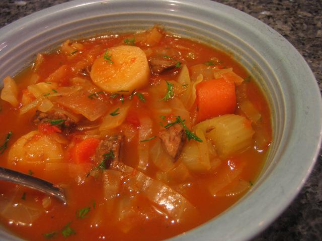 gotować zupę z kapusty