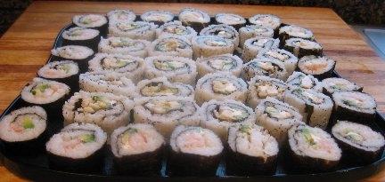 sushi rolí doma