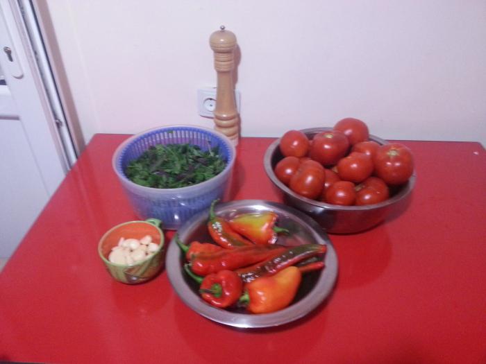 adjika paradajz recept