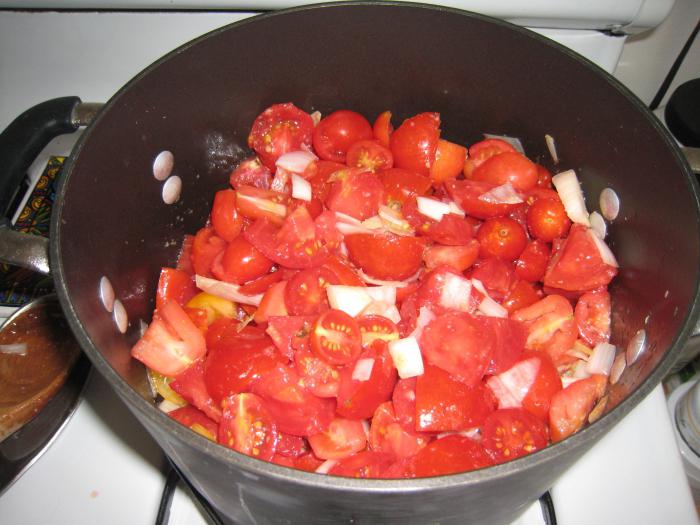 rajčatová pasta na zimu