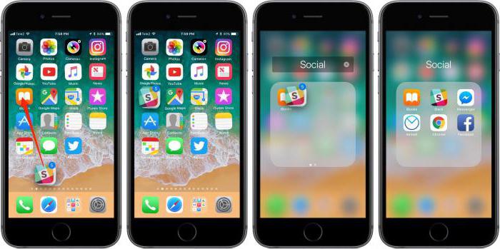 come creare una cartella su iphone 5s