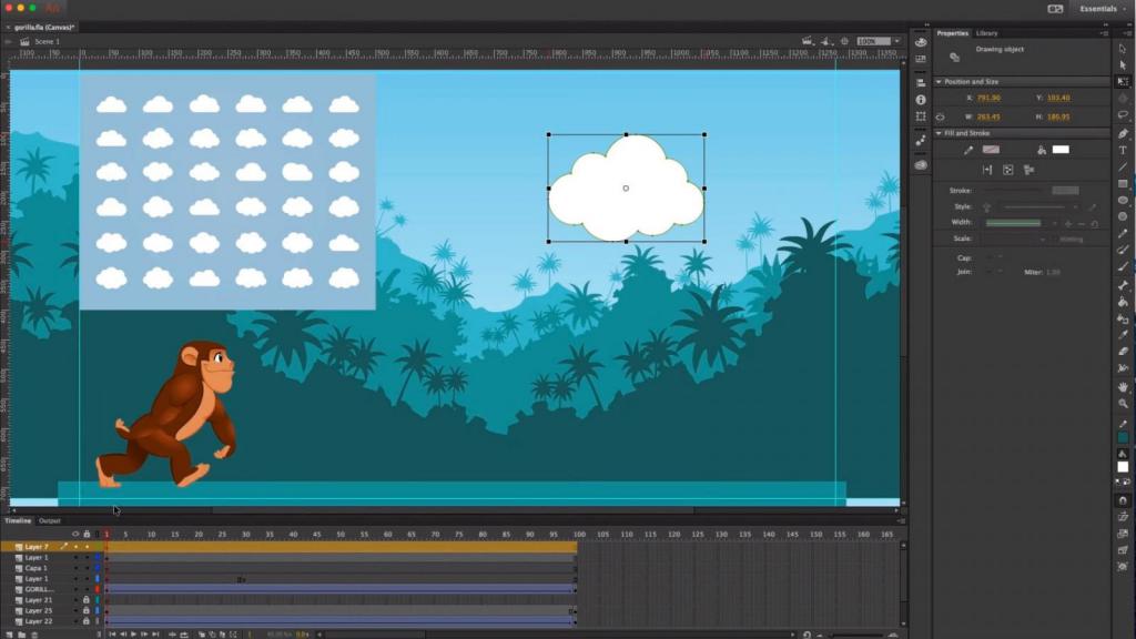 Creazione di Adobe Animate CC